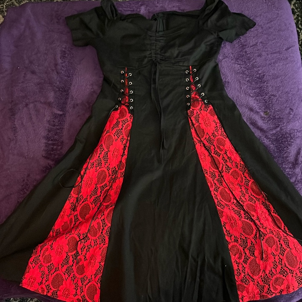 Gothic dress size small tea length